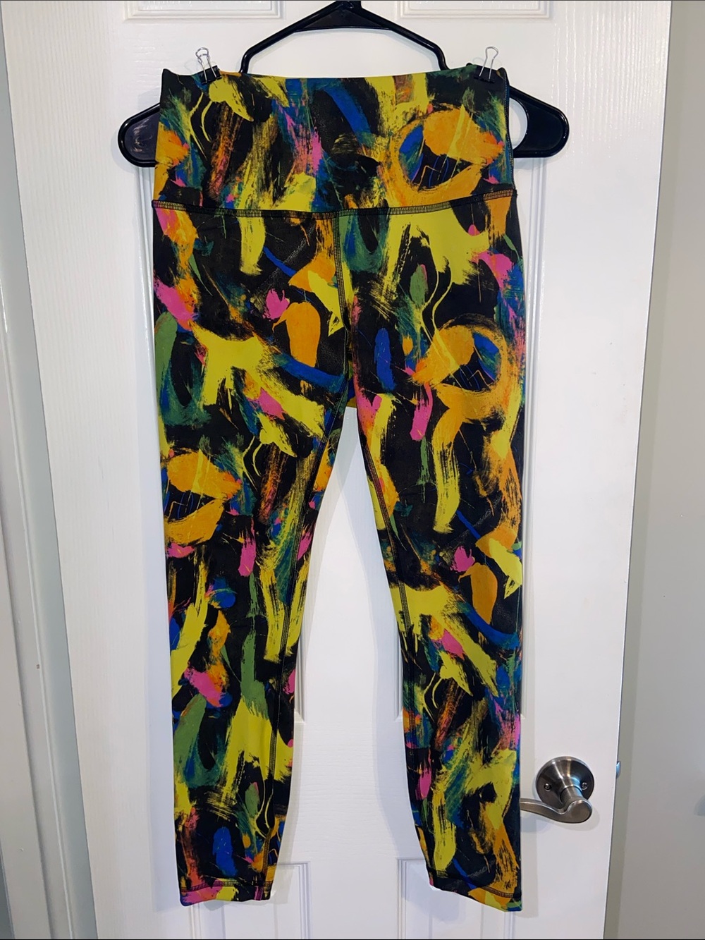 lululemon Wunder Train High-Rise Tight Size 8 Multicolor Abstract Print